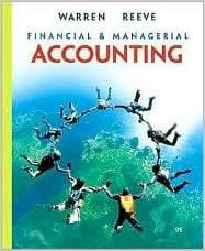 Official Test Bank for Managerial Accounting by Warren 9th Edition