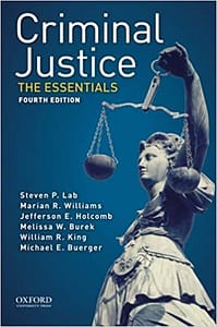 Criminal Justice: The Essentials 4/e by Steven Lab. test bank