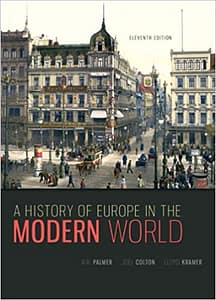 Accredited Test Bank for A History of Europe in the Modern World by Palmer 11th Edition