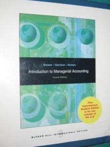 Official Test Bank for Introduction To Managerial Accounting By Brewer 4th Edition