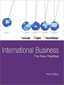 Official Test Bank for International Business The New Realities By Cavusgil 3rd Edition
