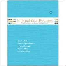 Official Test Bank for International Business By Ball 11th Edition