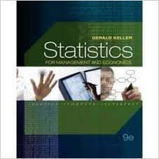 Official Test Bank for Statistics for Management and Economics by Keller 9th Edition