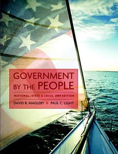 Official Test Bank for Government by the People, National, State, and Local, 2009 Edition by Magleby 23rd Edition