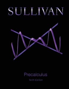 Precalculus by Sullivan 10/e Test Bank