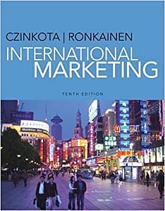 Official Test Bank for International Marketing By Czinkota 10th Edition
