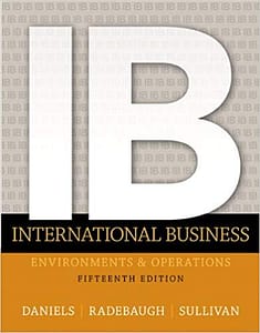 Official Test Bank for International Business By Daniels 15th Edition