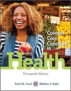 Official Test Bank for Core Concepts in Health by Insel 13th Edition