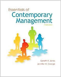 Official Test Bank for Essentials of Contemporary Management by Jones 3rd Edition