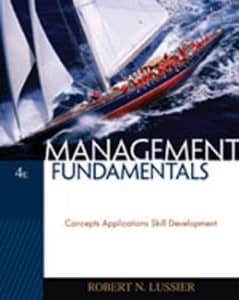Official Test Bank for Management Fundamentals: Concepts, Applications, Skill development by Lussier 4th Edition