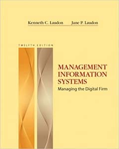 Official Test Bank for Management Information Systems by Laudon 12th Edition