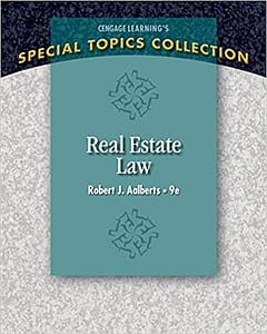 Real Estate Law - Aalberts 9/e [Test Bank File]