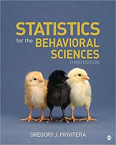 Statistics for the Behavioral Sciences, Privitera, test bank