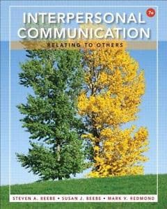 Official Test Bank for Interpersonal Communication Relating to Others By Beebe 7th Edition