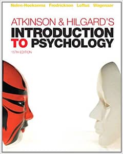 Atkinson & Hilgard's Introduction to Psychology test bank