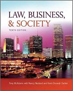McAdams - Law, Business, and Society - 10th (Online Test Bank)