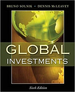 Official Test Bank for Global Investments by Solnik 6th Edition