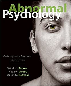 Abnormal Psychology: An Integrative Approach barlow test bank