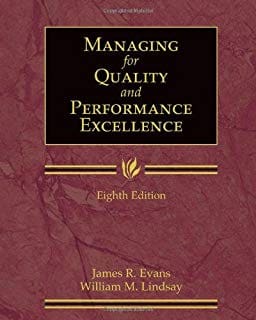 Official Test Bank for Managing for Quality and Performance Excellence by Evans 8th Edition