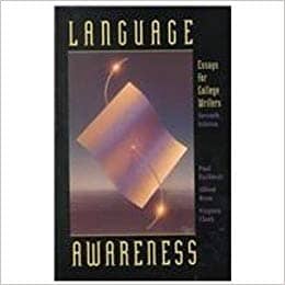 Official Test Bank for Language Awareness by Eschholz-Rosa 3rd Edition