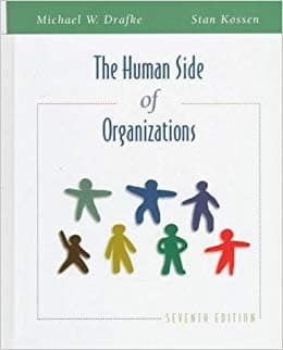 Official Test Bank for Human Side of Organizations by Drafke 7th Edition