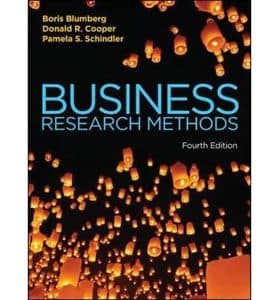 Official Test Bank for Business Research Methods by Blumberg 4th Edition