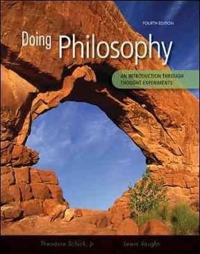 Accredited Test Bank for Schick - Doing Philosophy 4th Edition