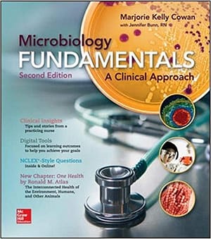 Cowan's Microbiology Fundamentals. multiple choice questions.