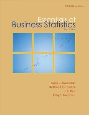 Official Test Bank for Essentials of Business Statistics by Bowerman 3rd Edition