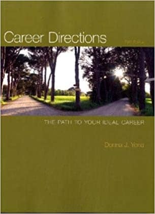 Official Test Bank For Career Directions By Yena 5th Edition