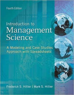Official Test Bank for Introduction to Management Science By Hillier 4th Edition