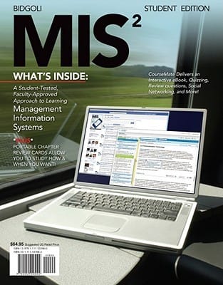Official Test Bank for MIS2 by Bidgoli 2nd Edition