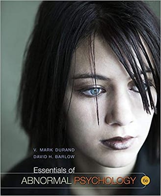 Official Test Bank for Essentials of Abnormal Psychology by Durand Edition