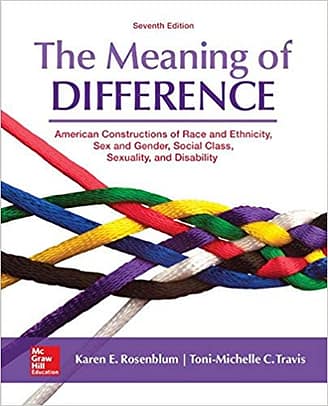 Rosenblum - The Meaning of Difference - 7th Edition Test Bank
