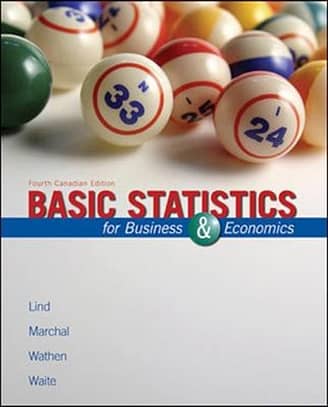 Official Test Bank for Basic Statistics for Business & Economics by Lind 4th Canadian Edition