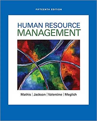 Official Test Bank for Human Resource Management by Mathis 15th Edition