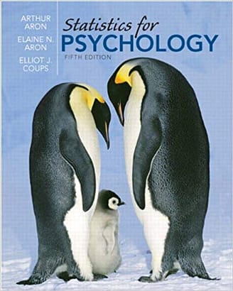 Official Bank for Statistics for Psychology by Aron 5th Edition
