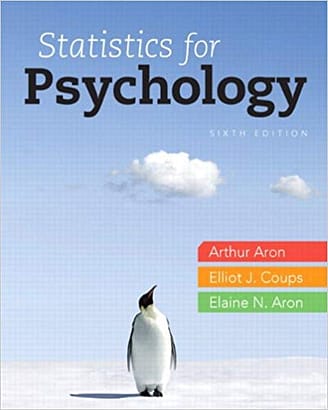 Official Test Bank For Statistics for Psychology By Aron 6th Edition