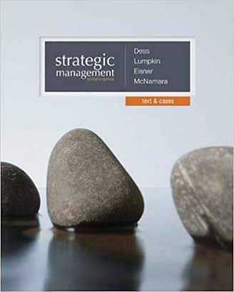 Official Test Bank For Strategic Management By Dess 7th Edition