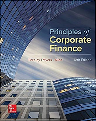 Principles of Corporate Finance Brealey 12th Test Bank