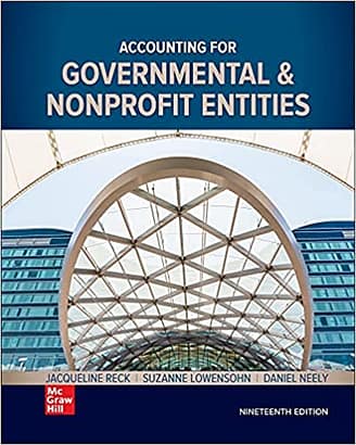 Accounting for Governmental & Nonprofit Entities test bank