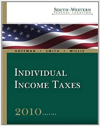 Official Test Bank for South-Western Federal Taxation 2010 Individual Income Taxes Hoffman 33th Edition