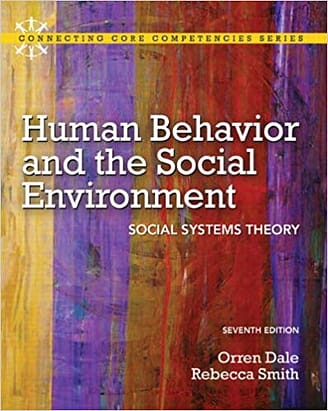 Official Test Bank for Human Behavior and the Social Environment Social Systems Theory by Dale 7th Edition
