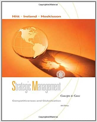 Official Test Bank For Strategic Management Competitiveness and Globalization, Concepts By Hitt 8th Edition