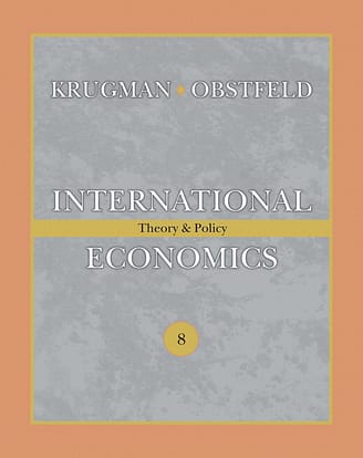 Official Test Bank for International Economics Theory and Policy By Krugman 8th Edition