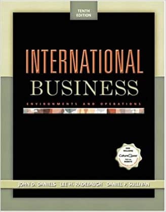 Official Test Bank for International Business By Daniels 10th Edition