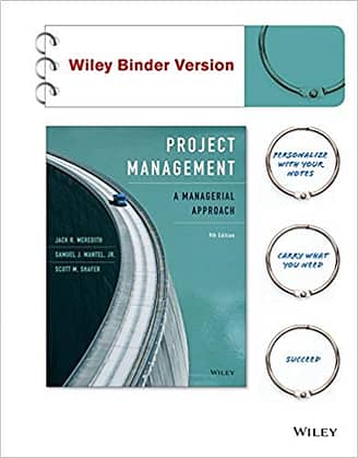 Official Test Bank for Project Management A Managerial Approach by Meredith 9th Edition