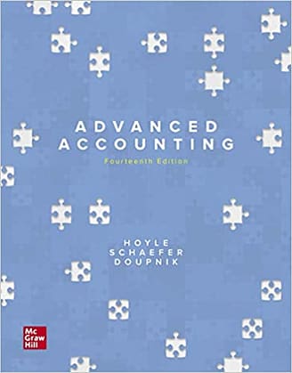 Advanced Accounting Hoyle test questions