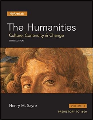 Test Bank for The Humanities Culture, Continuity and Change,Sayre,3rd edition