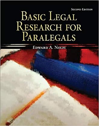 Official Test Bank For Basic Legal Research By Nolfi 2nd Edition